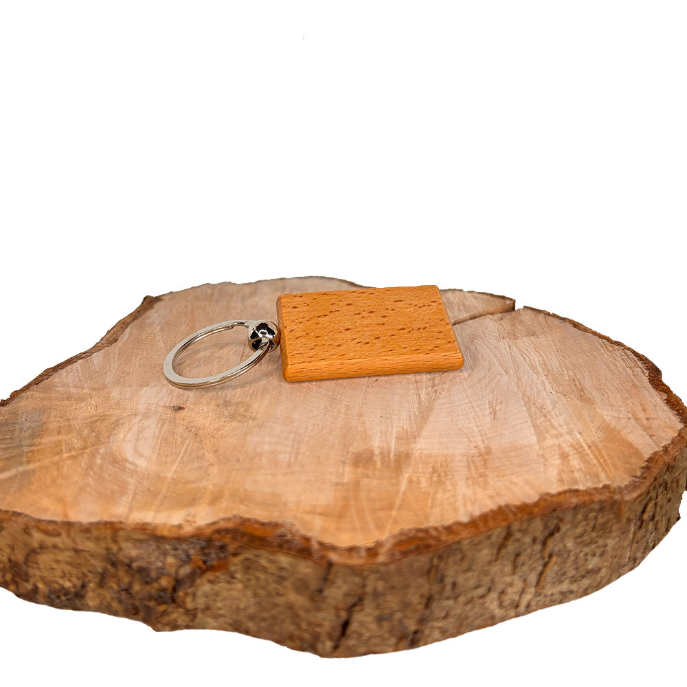 Holz-Anhänger "eckig"