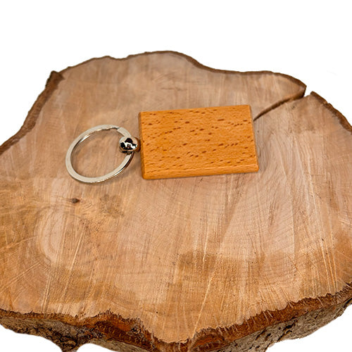 Holz-Anhänger "eckig"