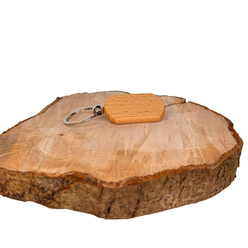 Holz-Anhänger "oval"
