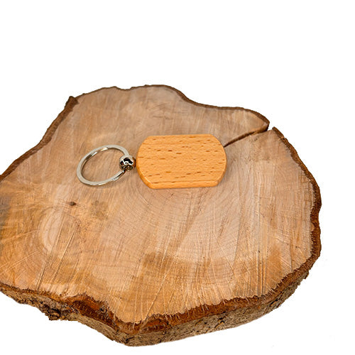 Holz-Anhänger "oval"