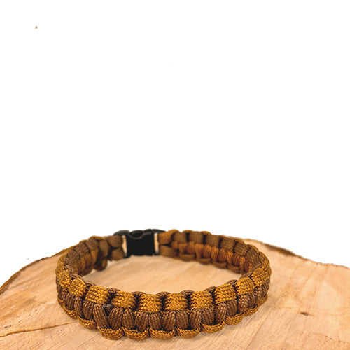 Paracord-Armband braun