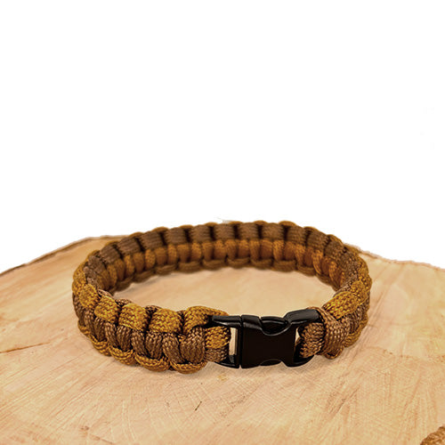 Paracord-Armband braun