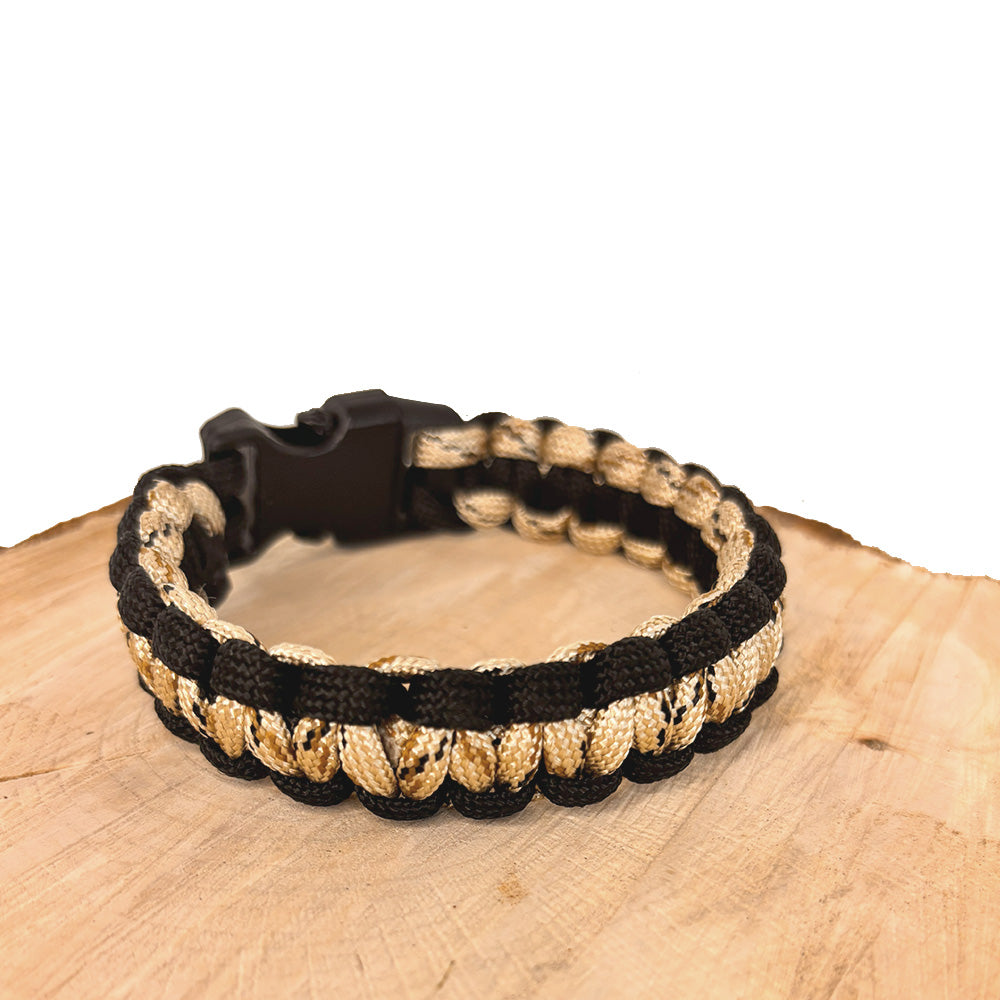 Paracord-Armband Schwanz-Beige