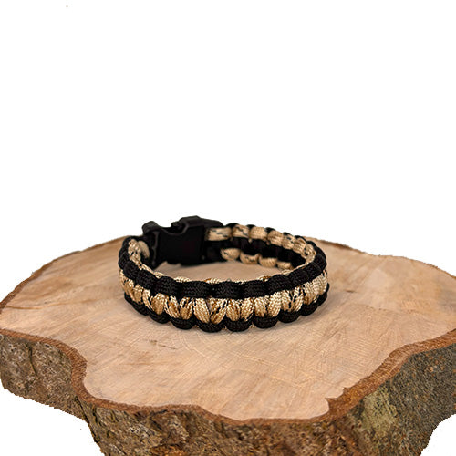 Paracord-Armband Schwanz-Beige