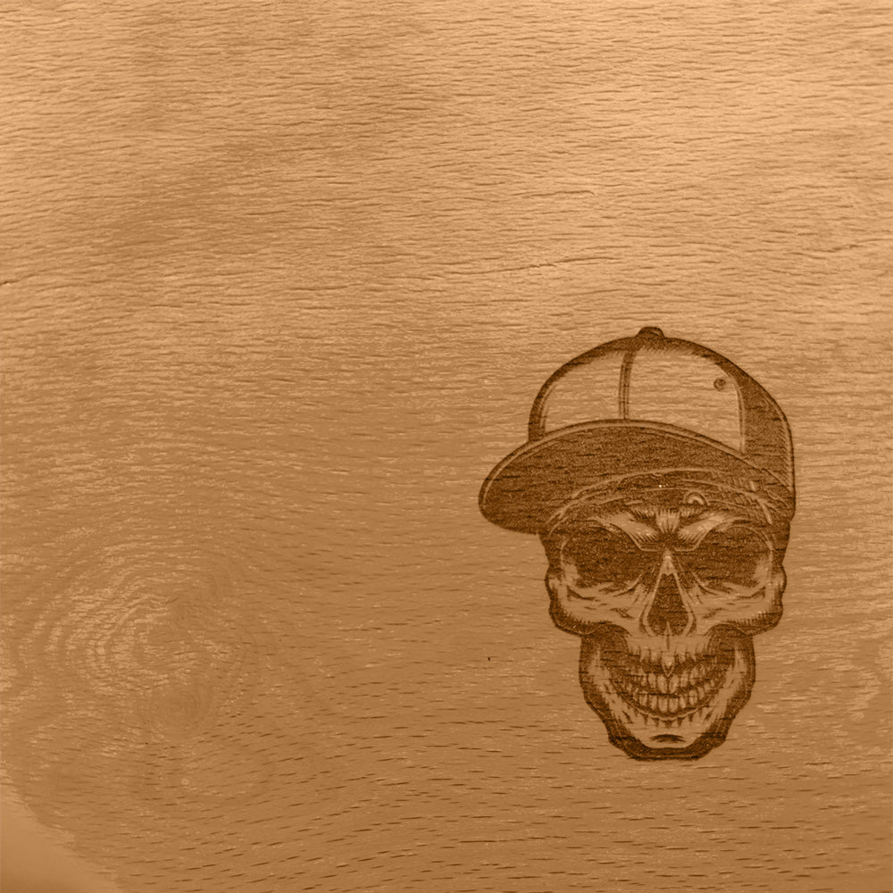 Frühstücksbrettchen Skull