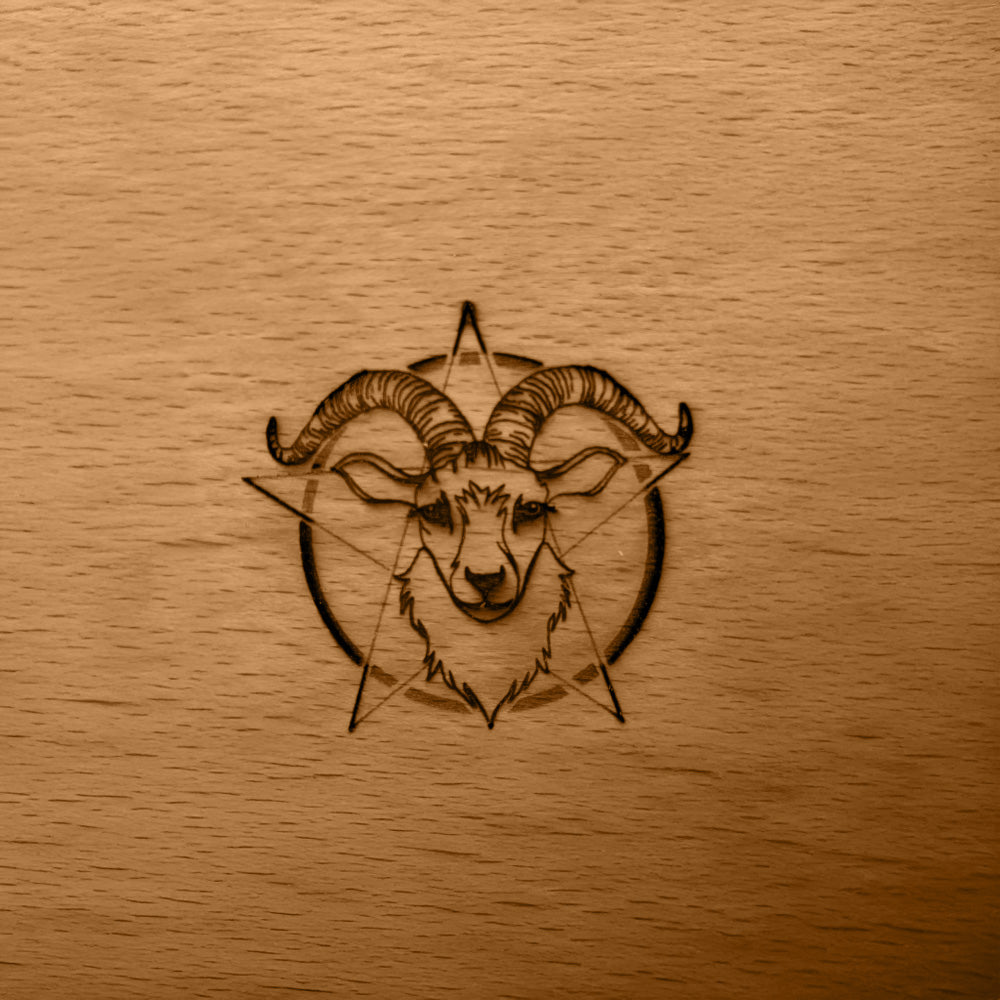 Frühstücksbrettchen Bock