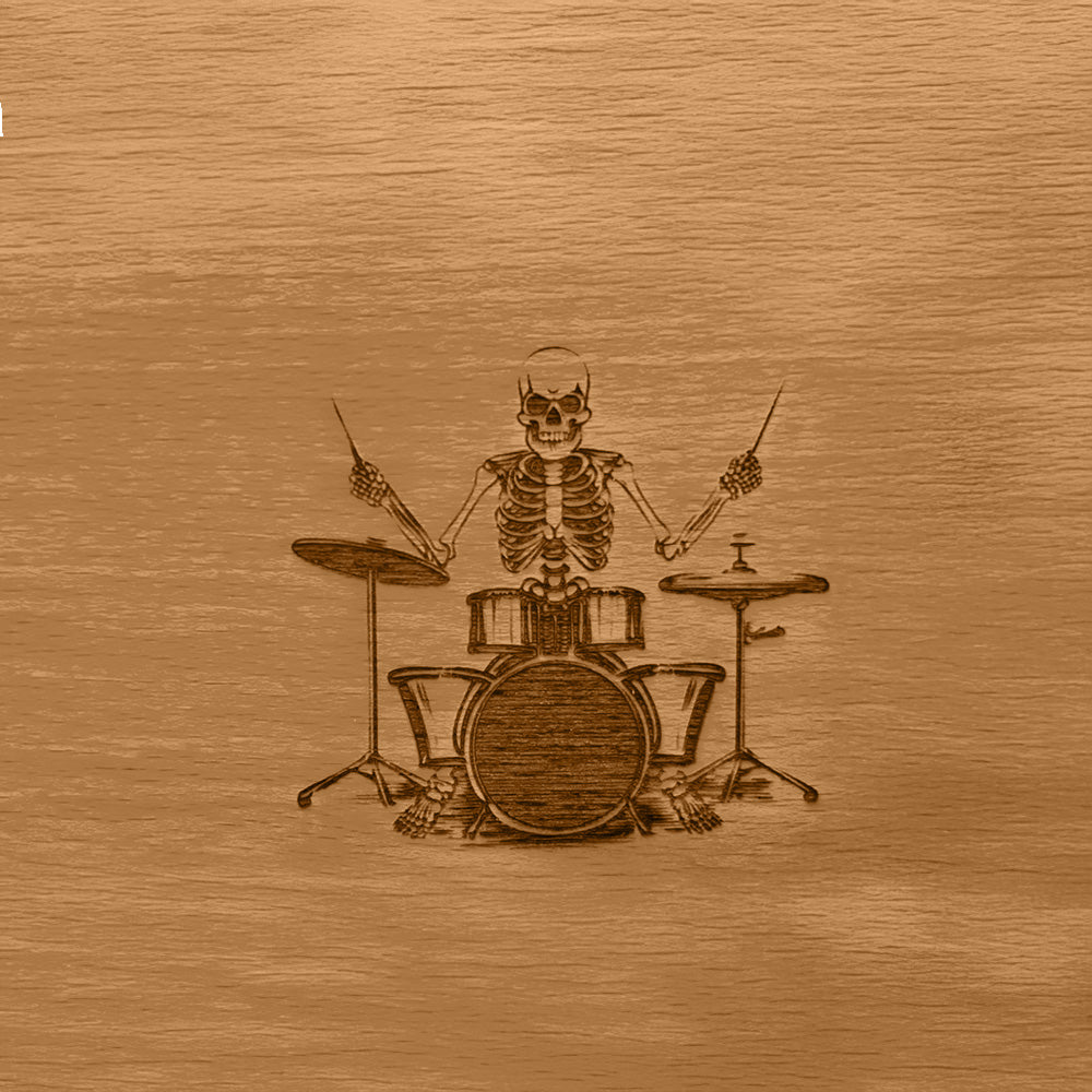 Frühstücksbrettchen Drummer