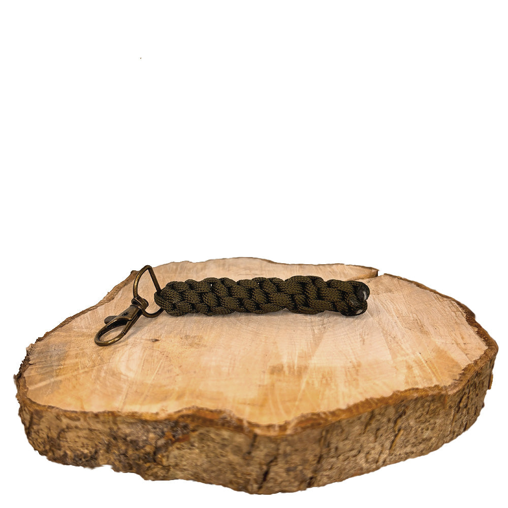 Paracord-Anhänger - Dunkelgrün