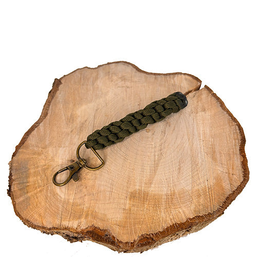 Paracord-Anhänger - Dunkelgrün
